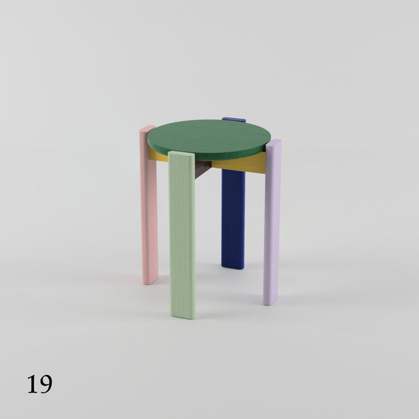 Simon Says Multi-Colour Stool