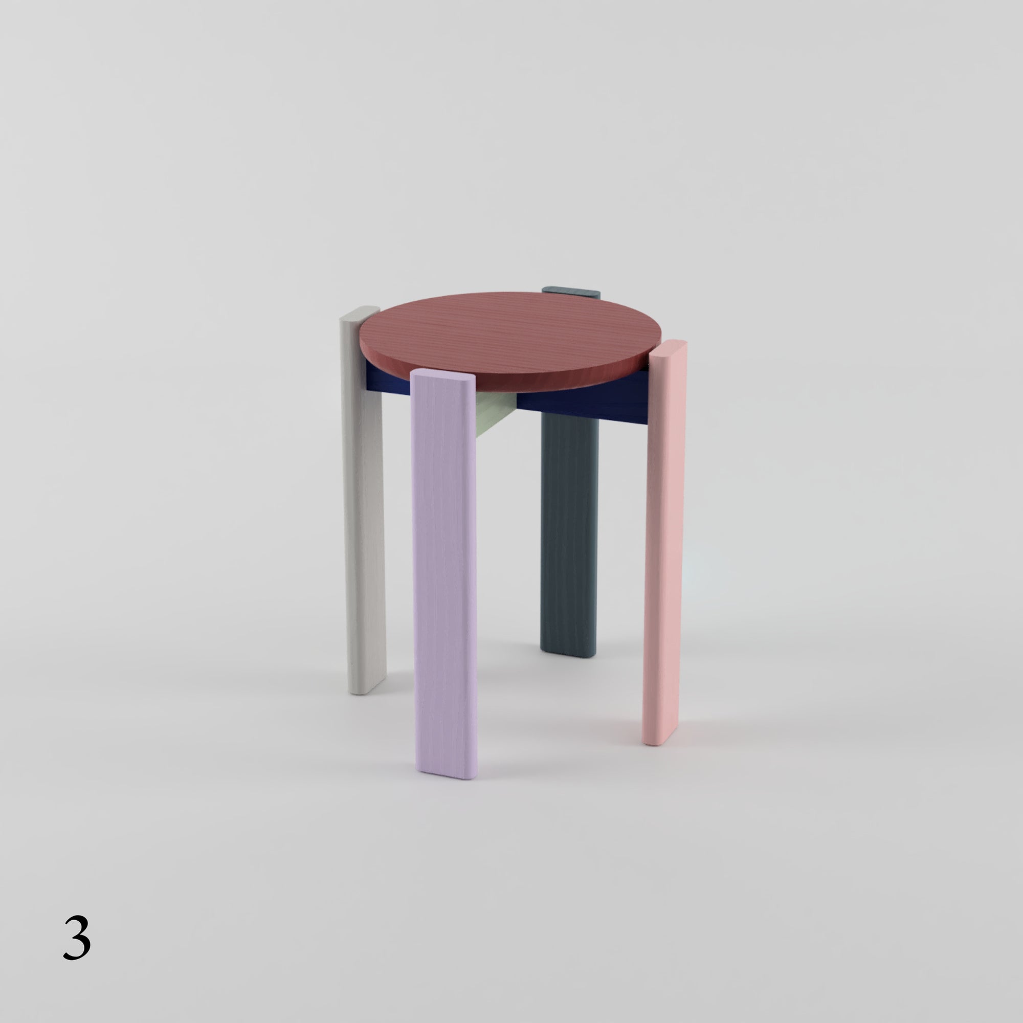 Simon Says Multi-Colour Stool