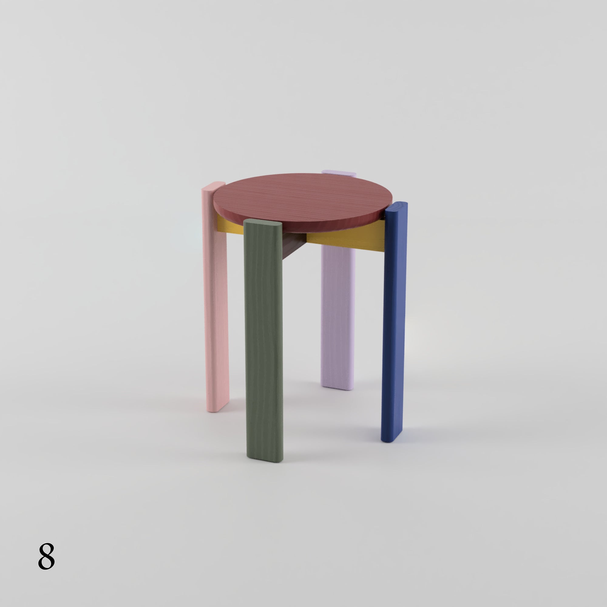 Simon Says Multi-Colour Stool