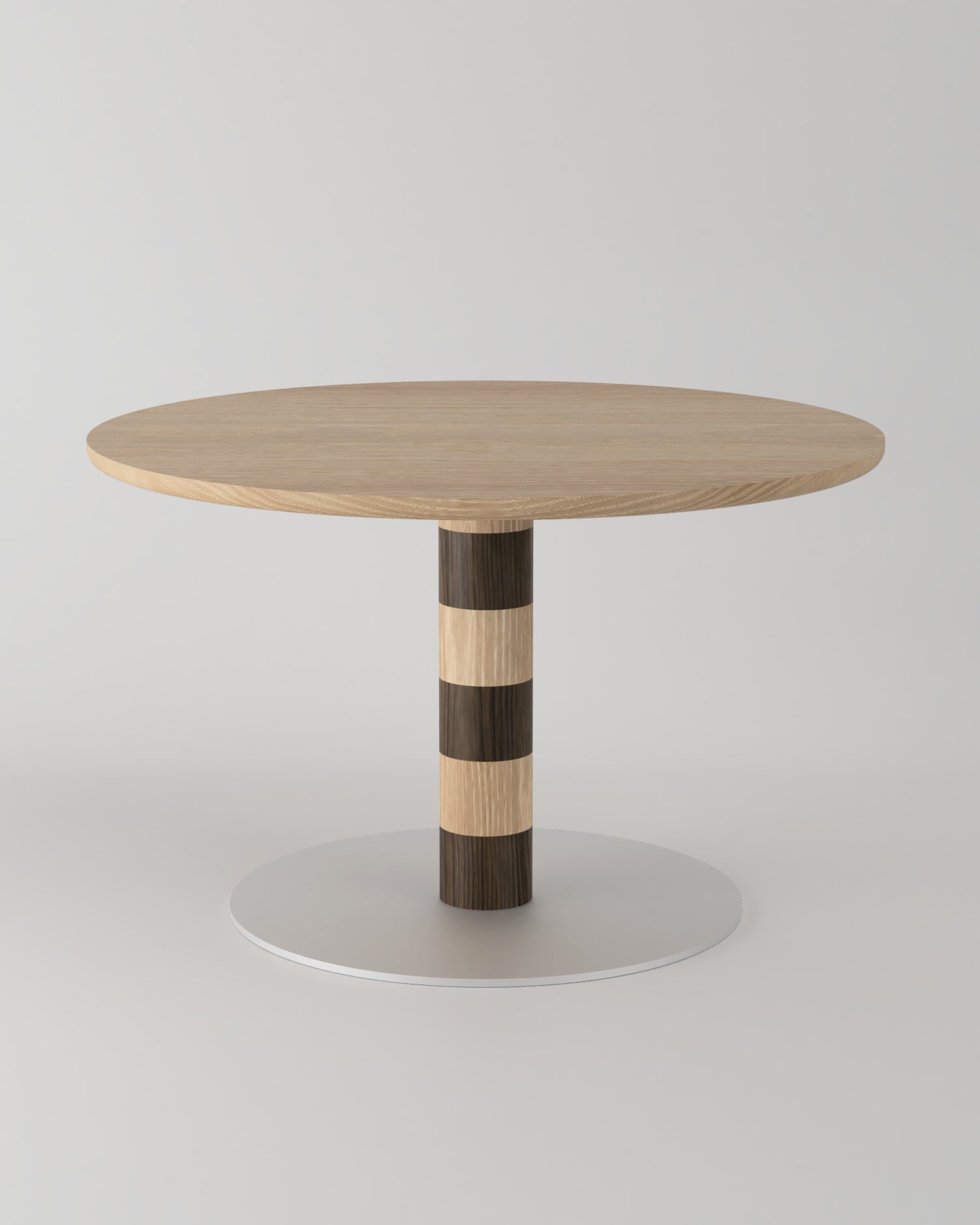 WAMA Pedestal Striped Table
