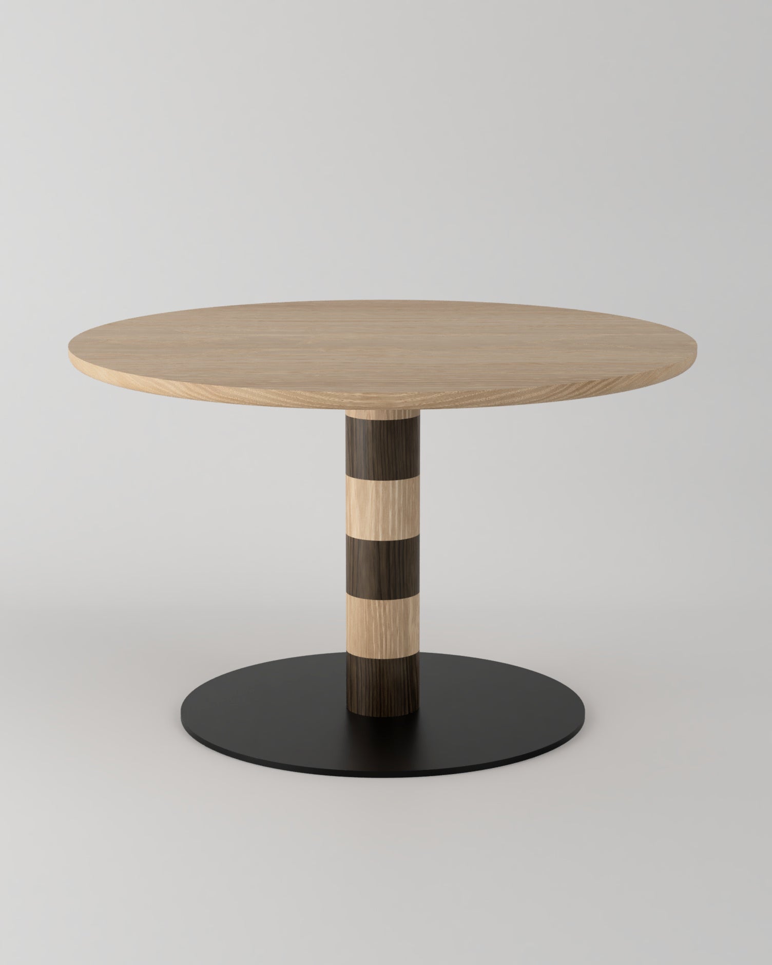 WAMA Pedestal Striped Table