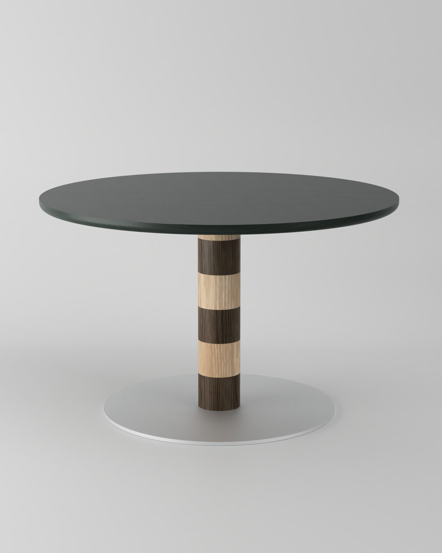 WAMA Pedestal Striped Table