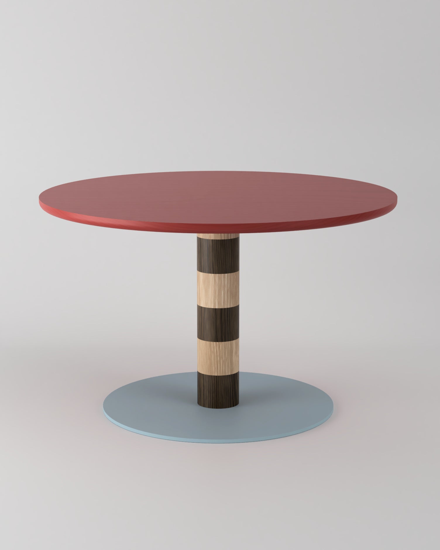 WAMA Pedestal Striped Table