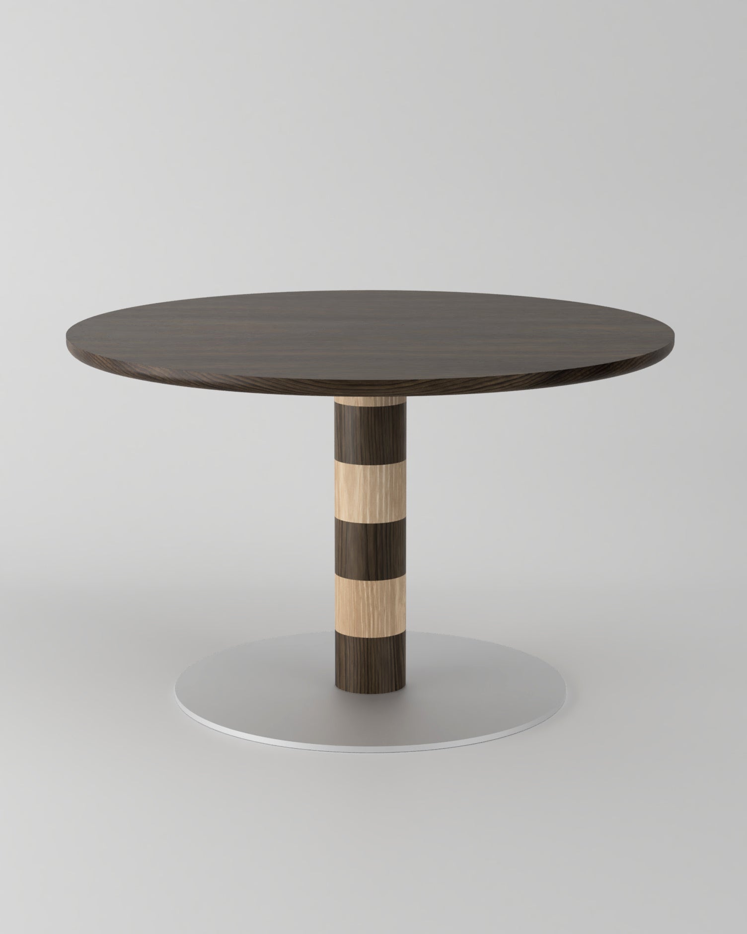 WAMA Pedestal Striped Table