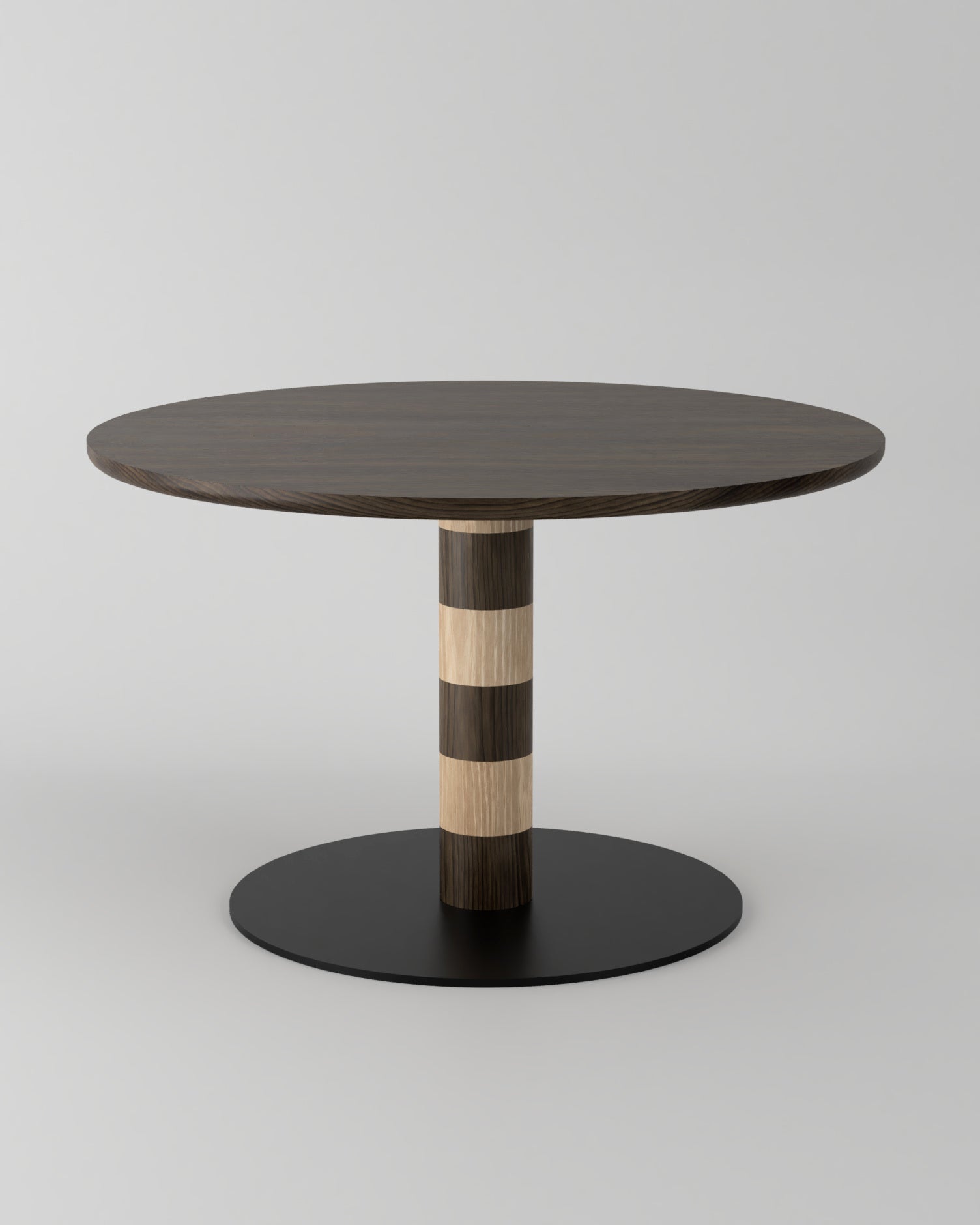 WAMA Pedestal Striped Table
