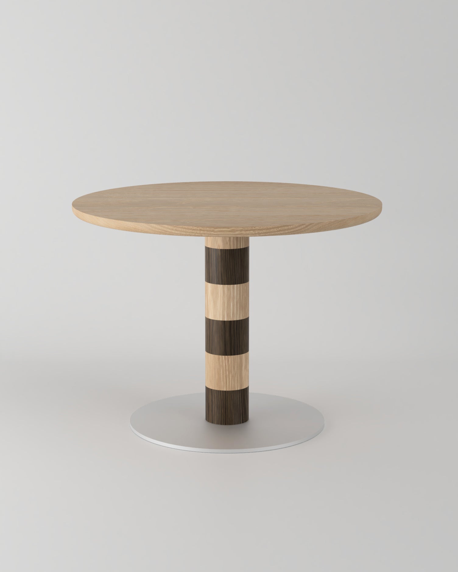 WAMA Pedestal Striped Table