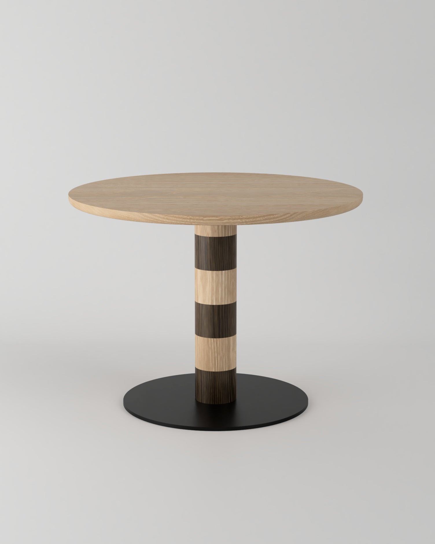 WAMA Pedestal Striped Table