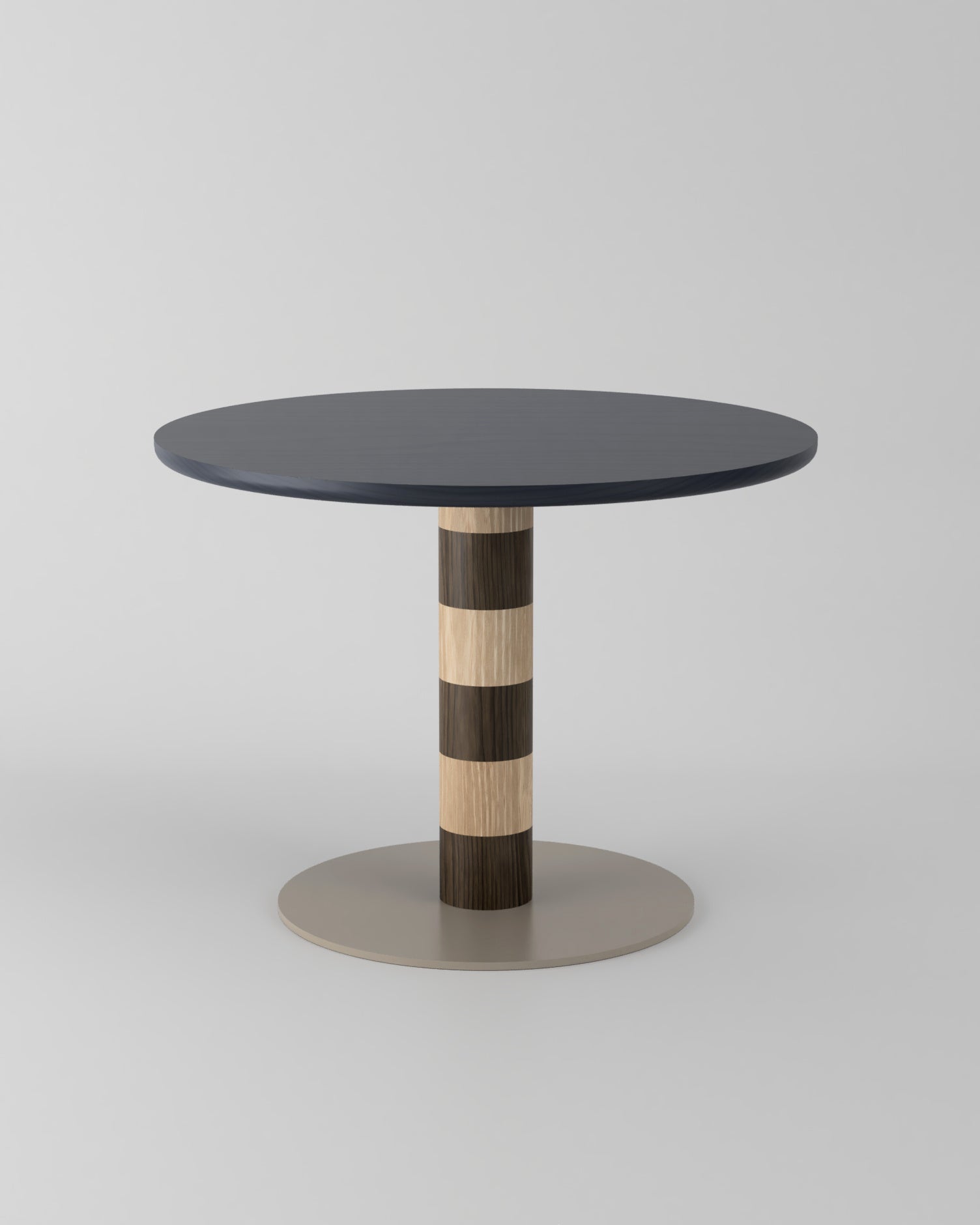 WAMA Pedestal Striped Table