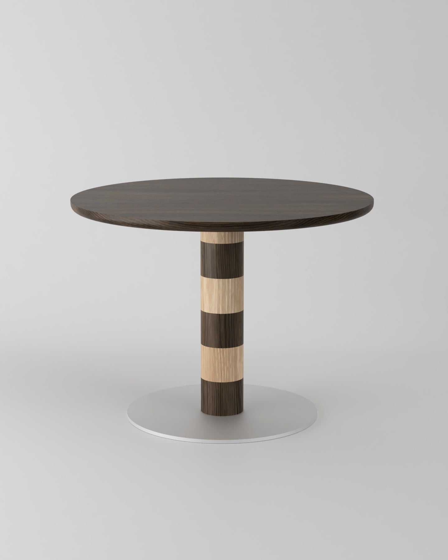WAMA Pedestal Striped Table