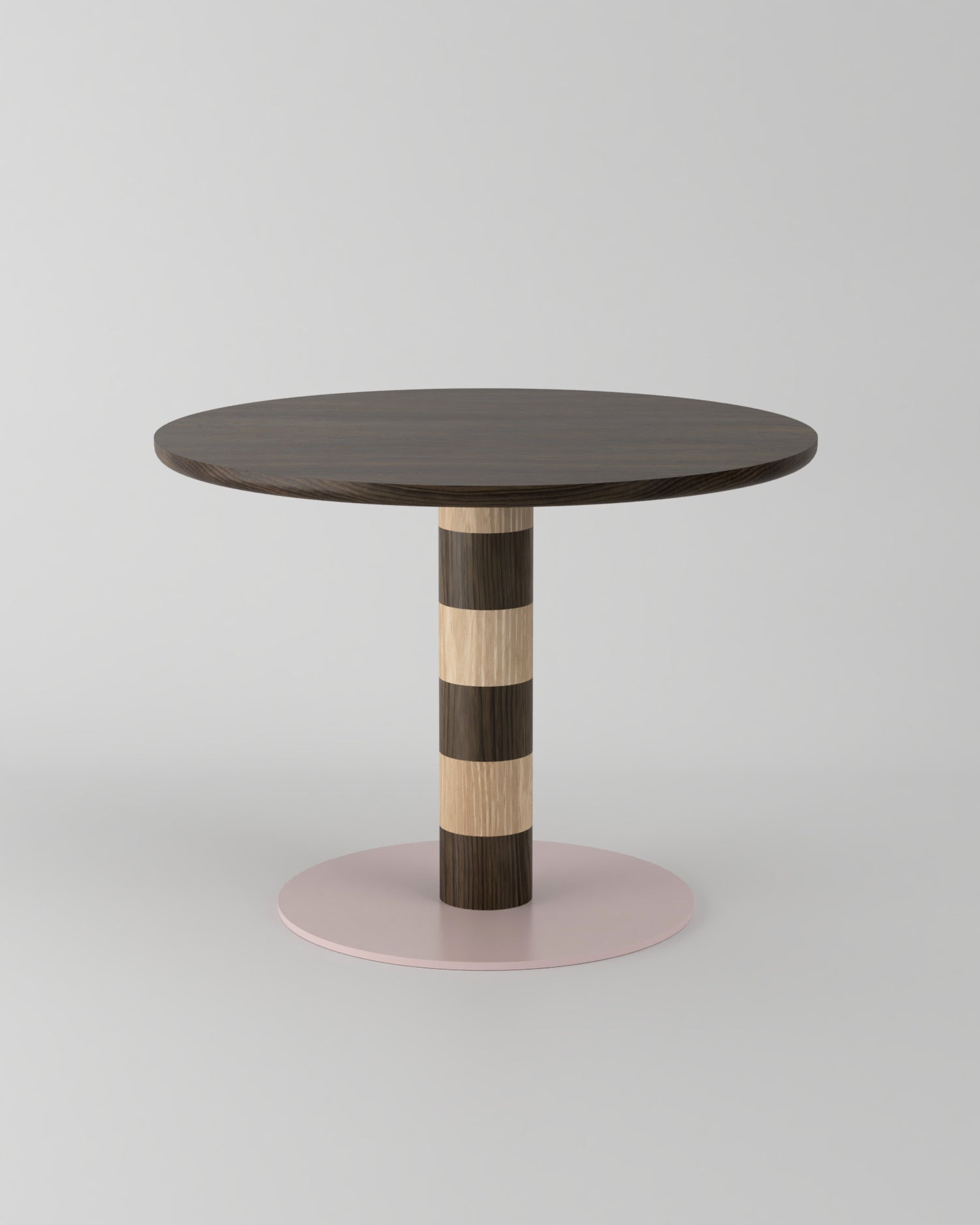 WAMA Pedestal Striped Table